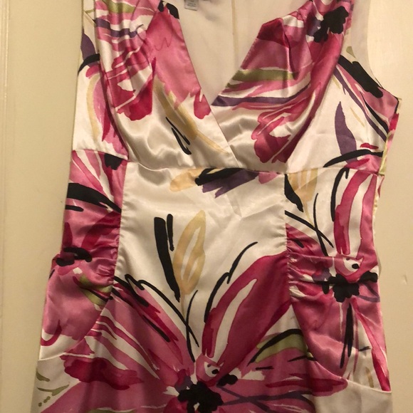 White & Pink dress size 14 - Picture 4 of 4